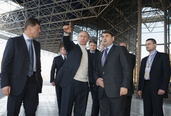 Рабочий визит В.Путина в Южный федеральный округ