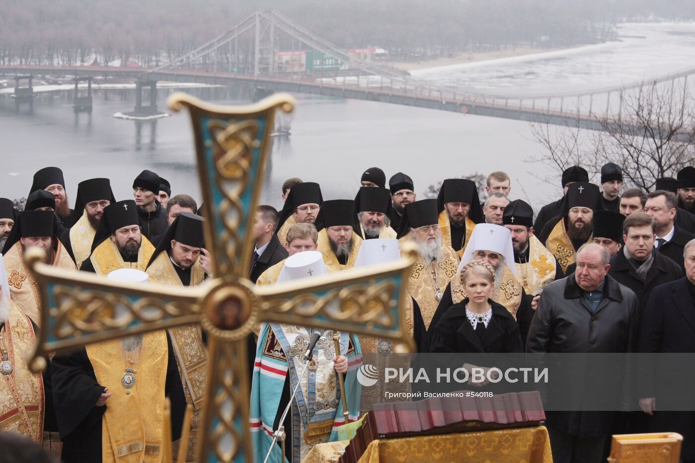 Юлия Тимошенко приняла участие в благодарственном молебне