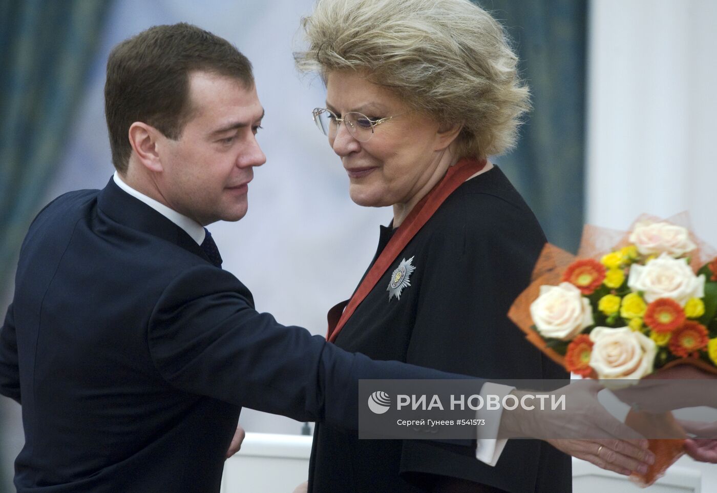Д.Медведев вручил в Кремле государственные награды