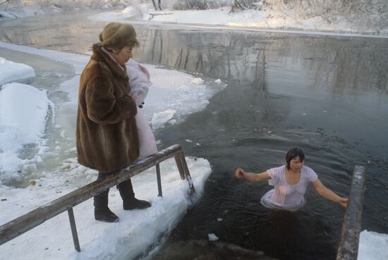 Купание на Крещение