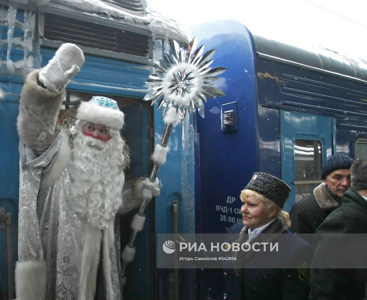 Визит главного Деда Мороза страны в Санкт-Петербург
