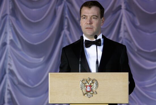 Президент РФ выступил на торжественном приеме в Кремле