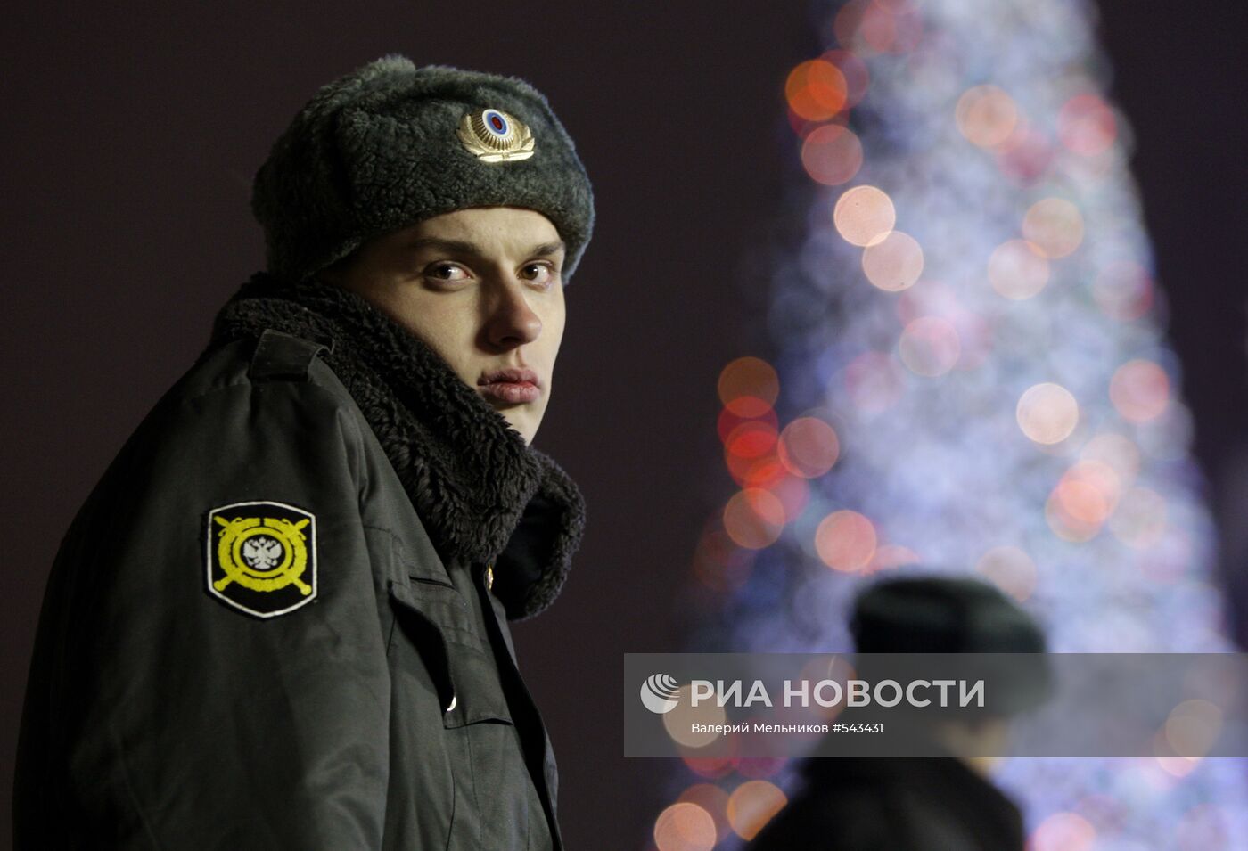 Встреча Нового года на Красной площади в Москве