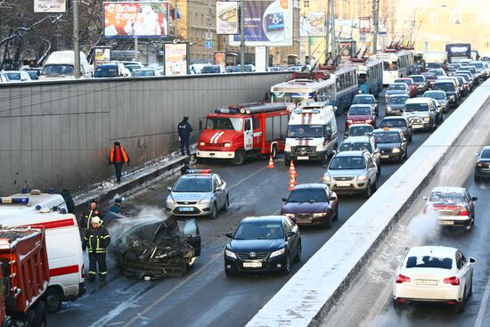 Дорожно-транспортное происшествие в Москве