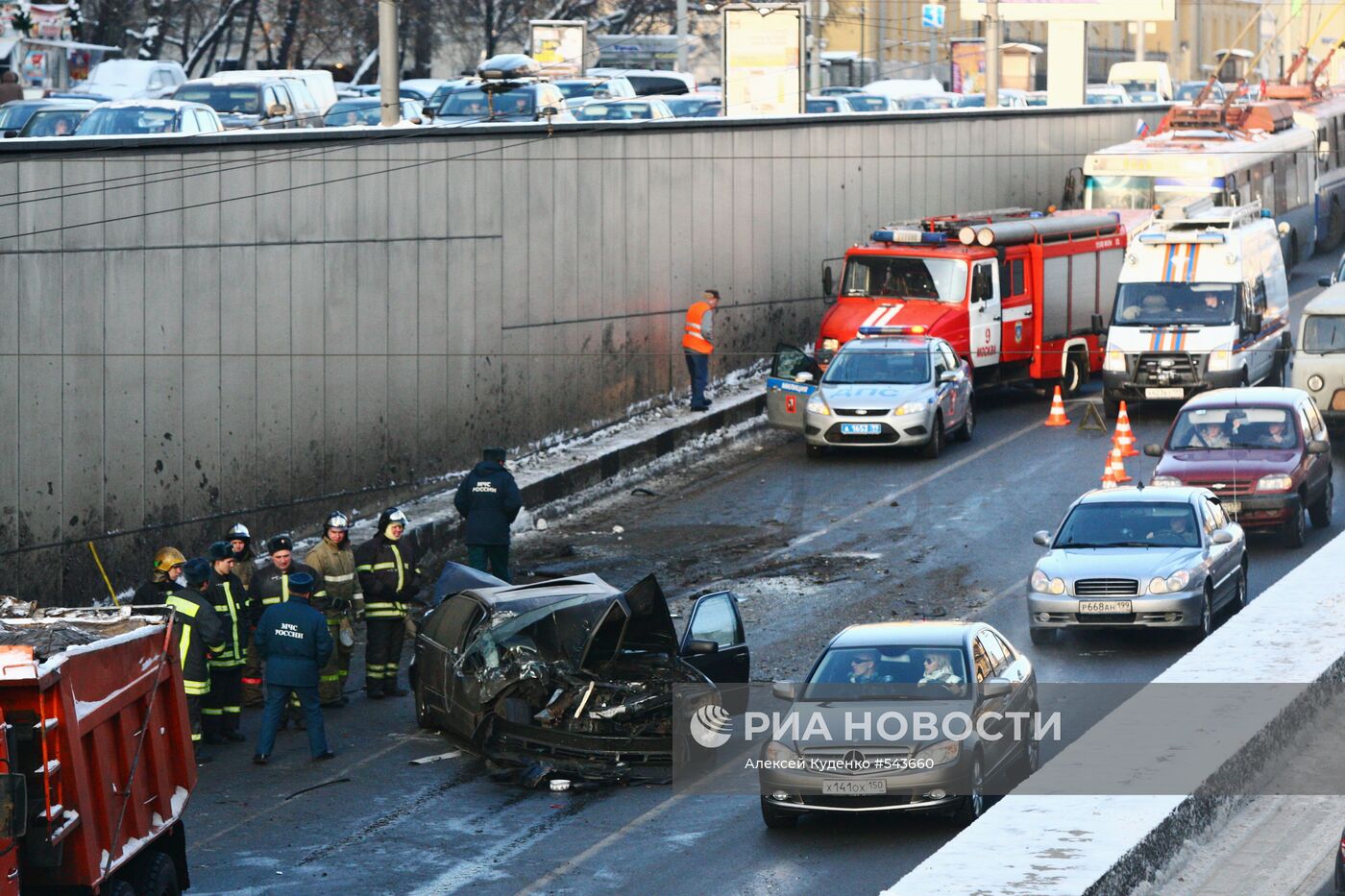 Дорожно-транспортное происшествие в Москве