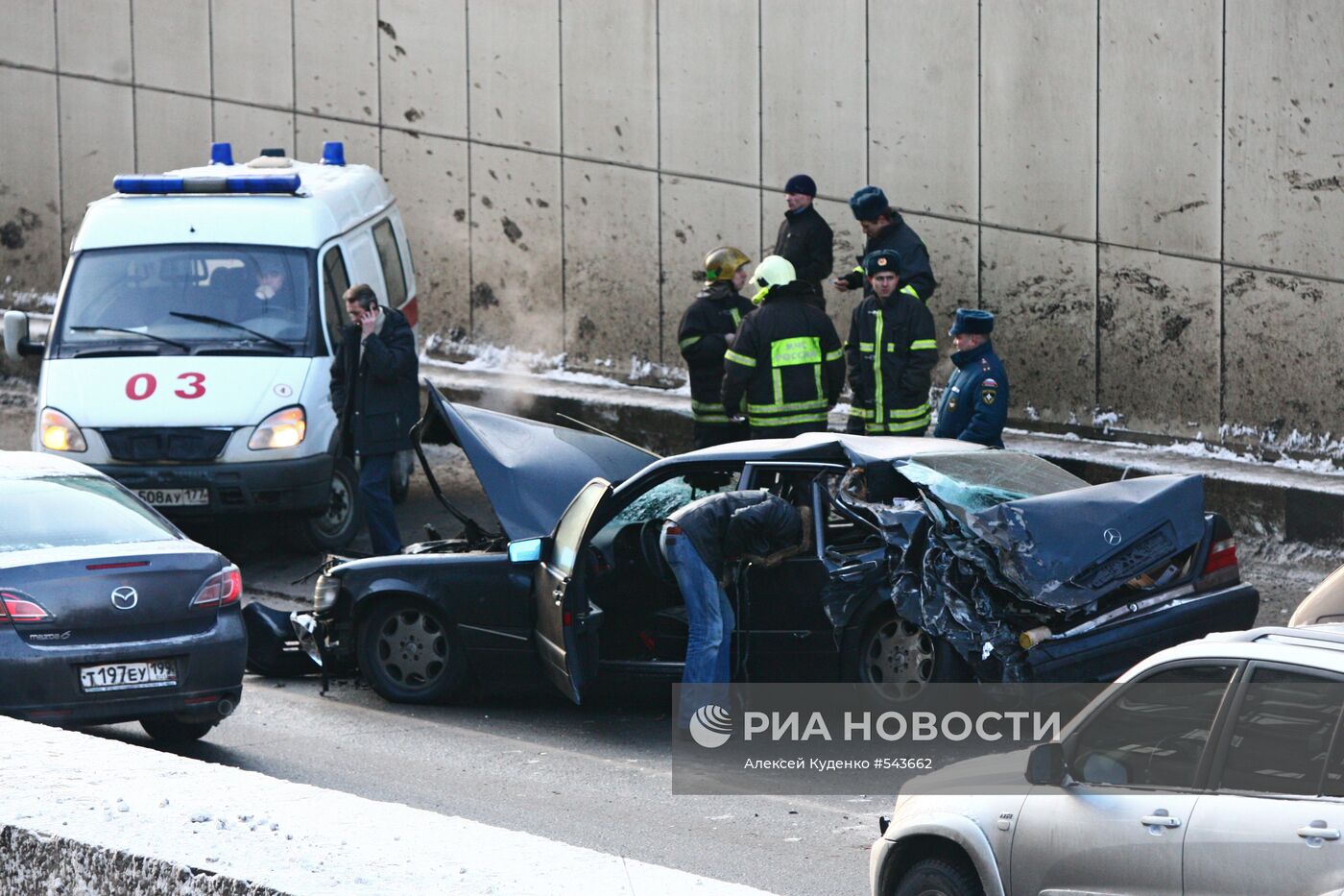 Дорожно-транспортное происшествие в Москве