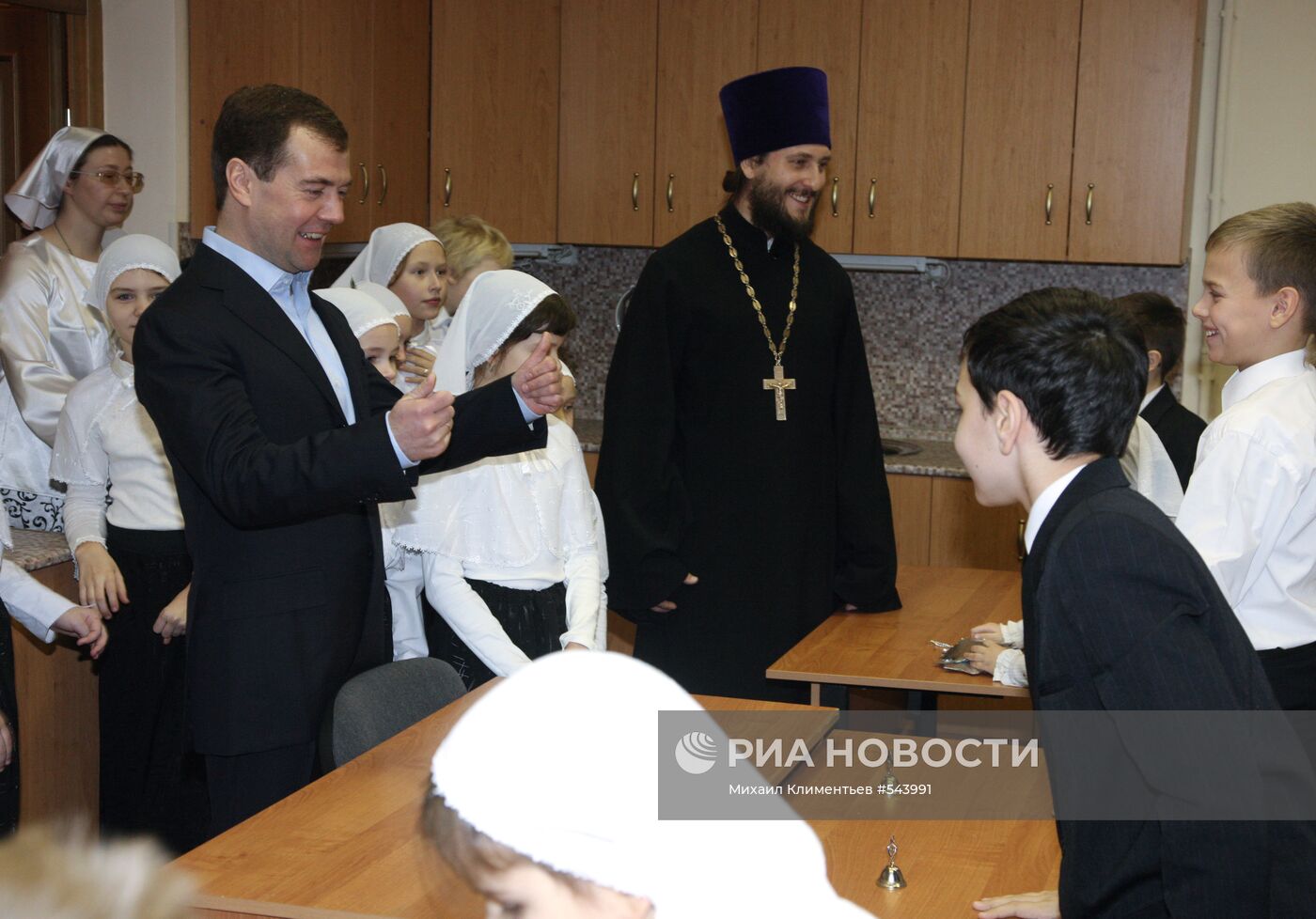 Рабочая поездка Д.Медведева в подмосковное Видное