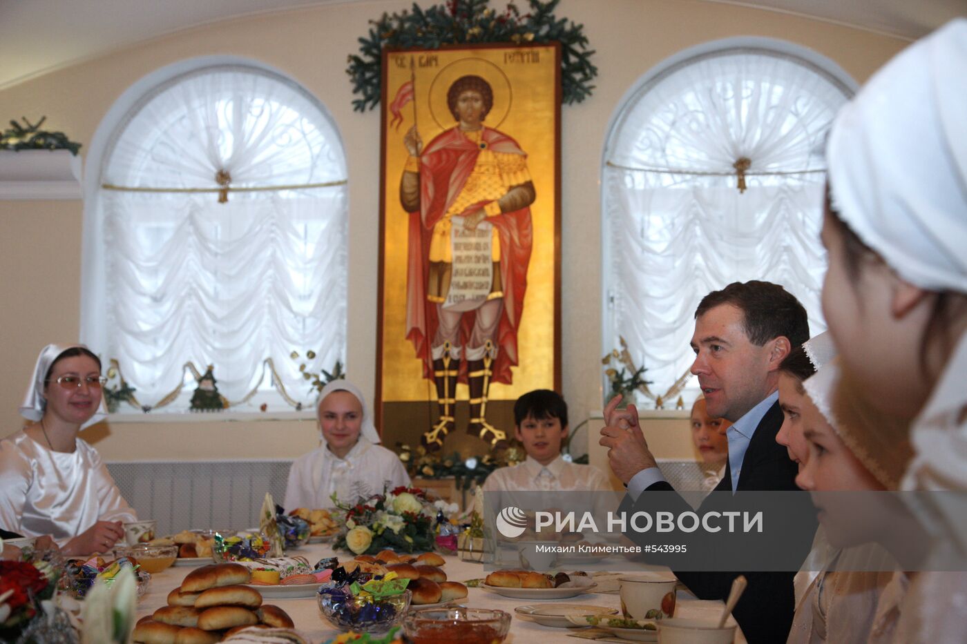 Рабочая поездка Д.Медведева в подмосковное Видное