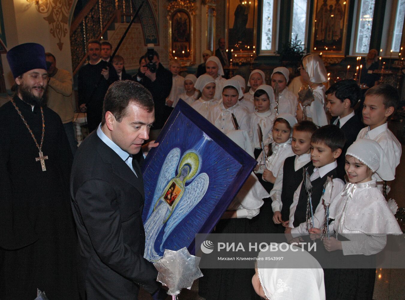 Рабочая поездка Д.Медведева в подмосковное Видное