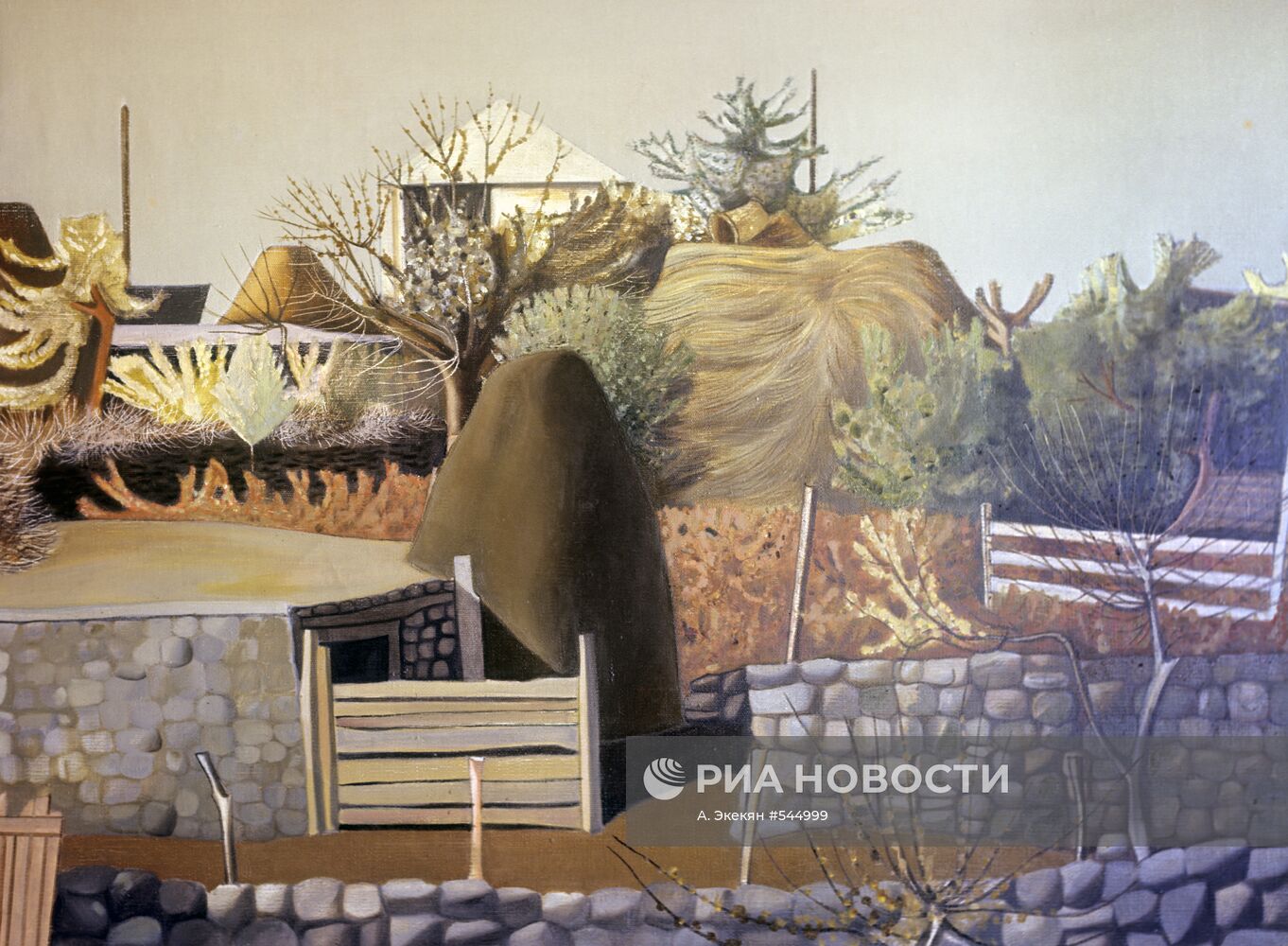 Репродукция картины А.Акопяна "Армянский пейзаж"