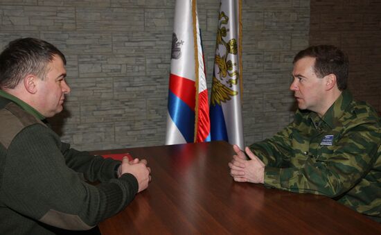 Встреча Дмитрия Медведева с Анатолием Сердюковым