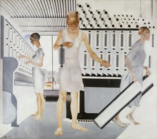 Репродукция картины "Текстильщицы"