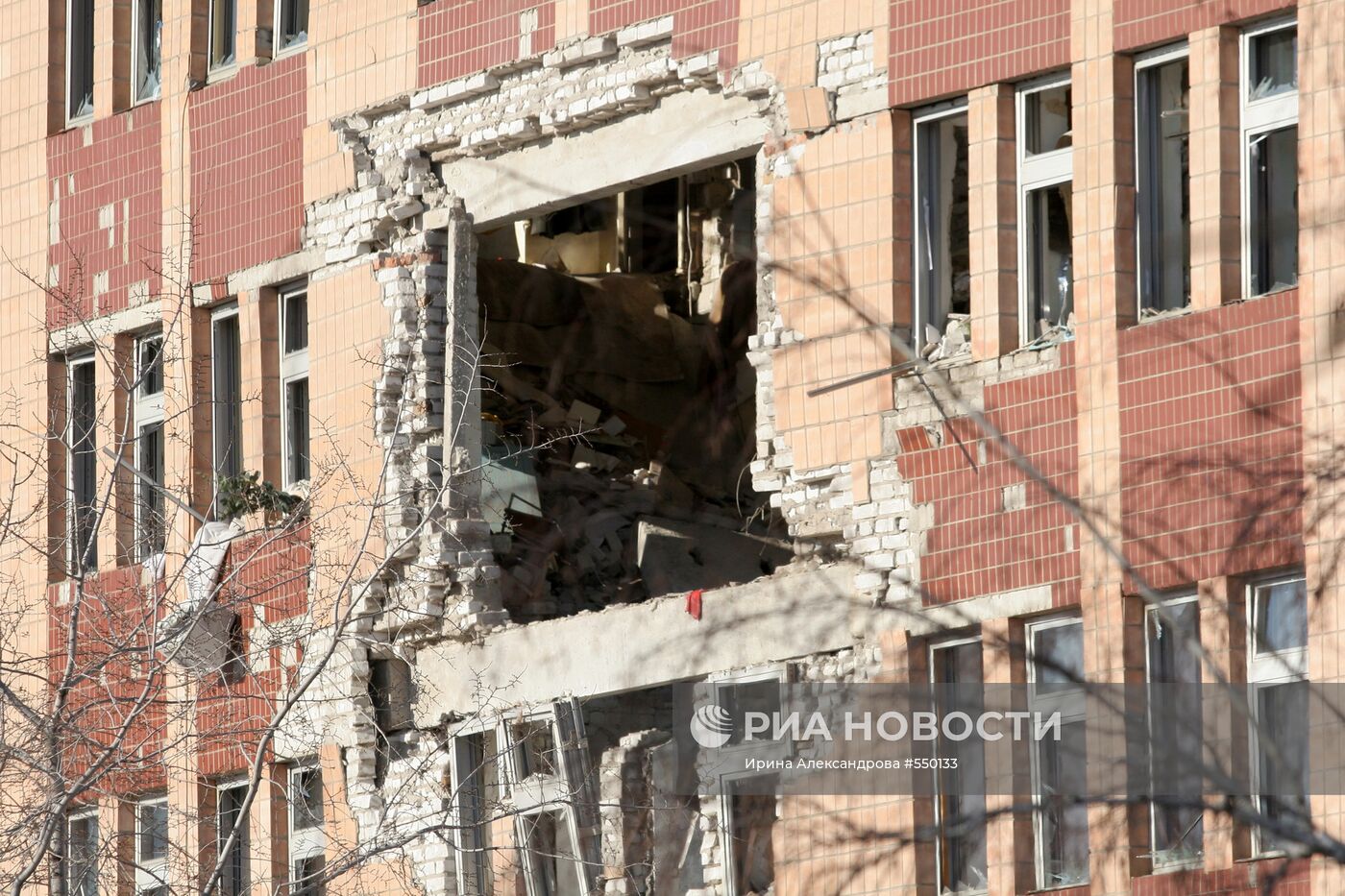 Взрыв в Луганской городской больнице