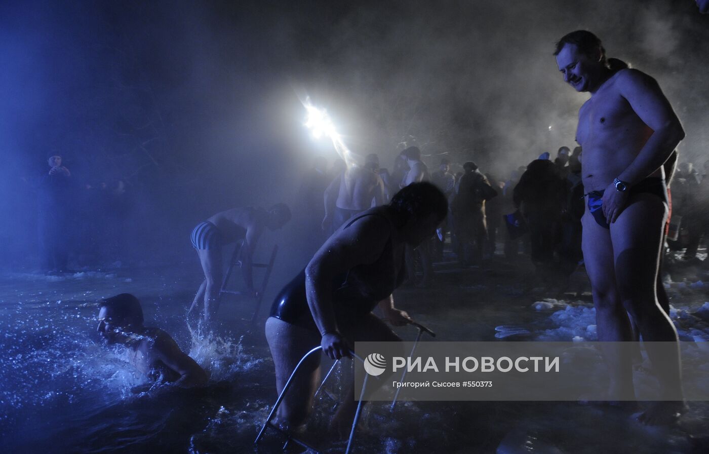 Крещенские купания в Московской области