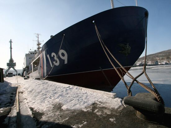 Морской танкер ледового класса "Ишим"