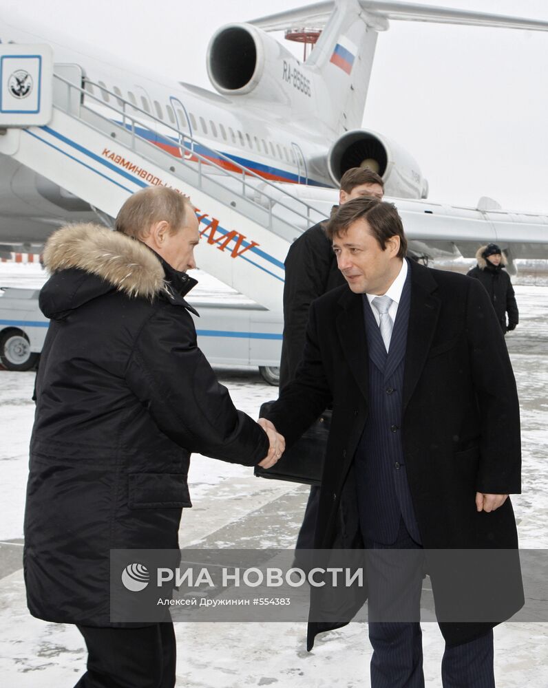 Рабочая поездка Владимира Путина в Пятигорск