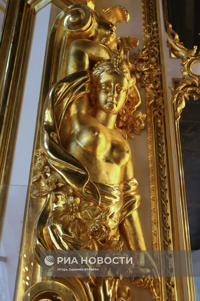 Скульптурная и орнаментальная резьба Екатерининского дворца