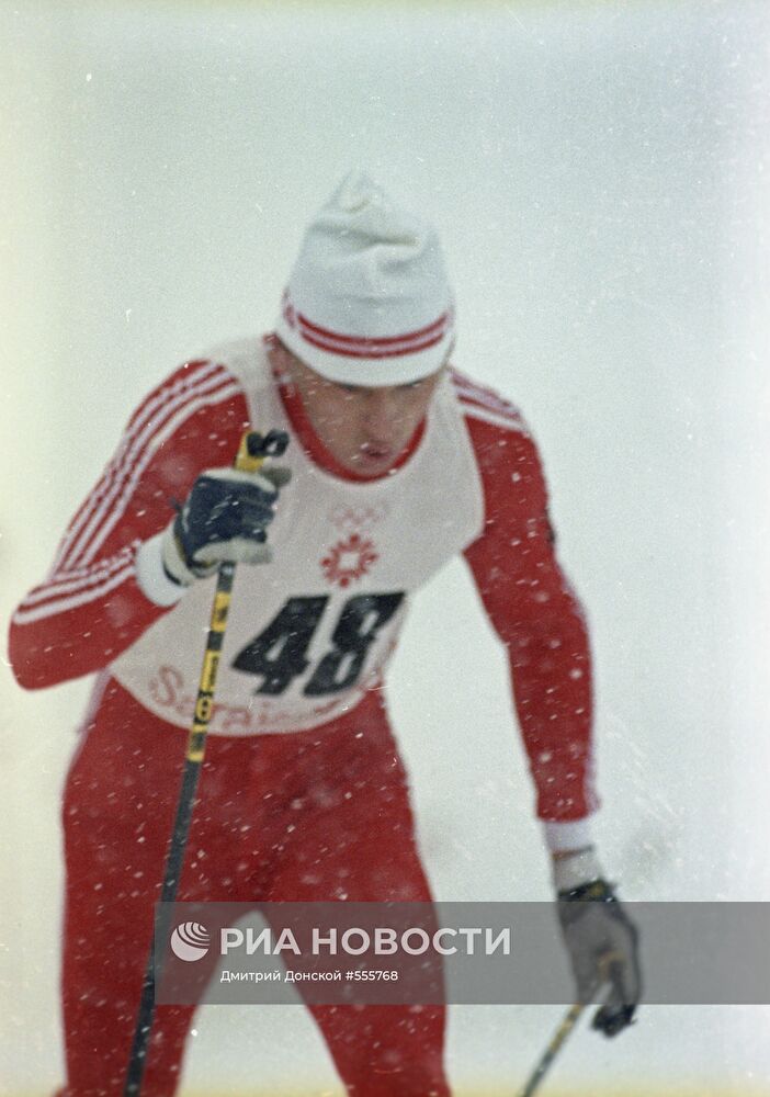 Лыжник Александр Завьялов