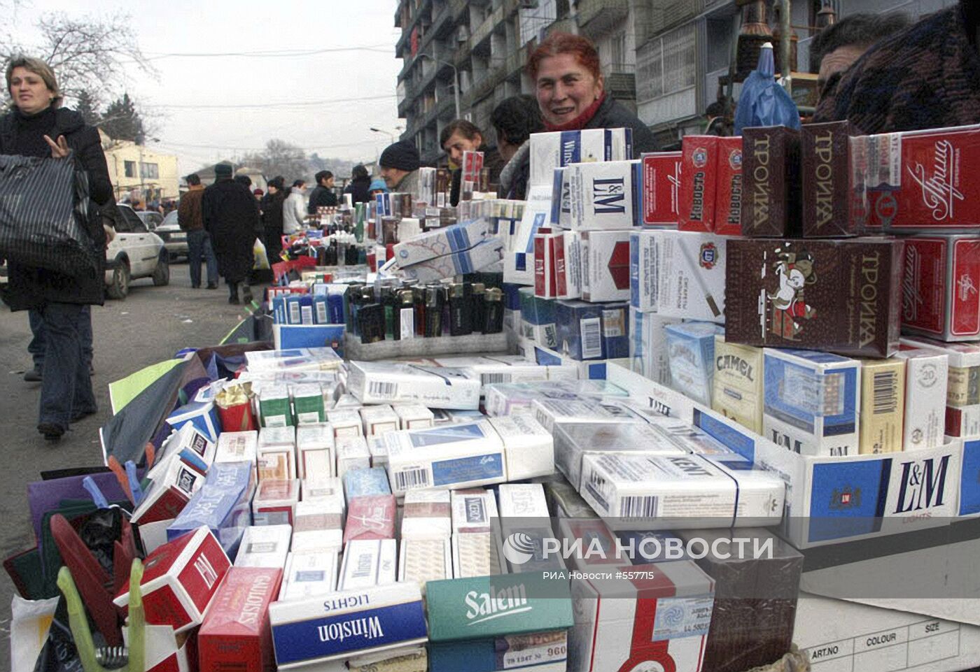 Уличная торговля в Тбилиси