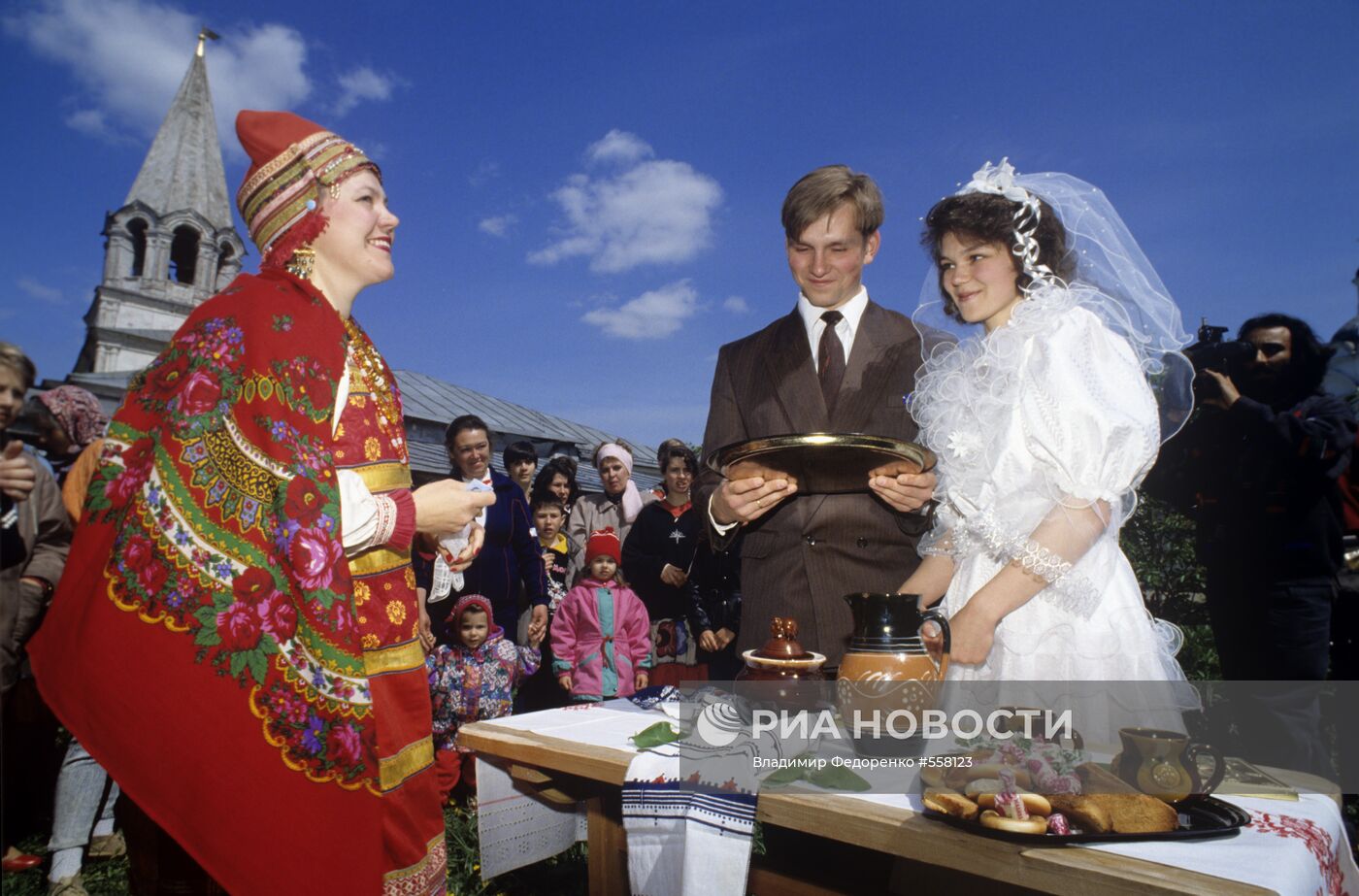 Свадьба по-русскому обычаю