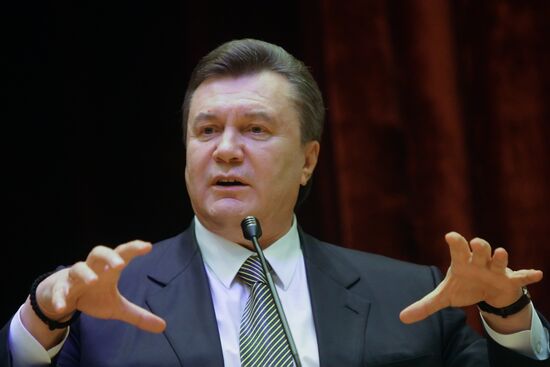 Поездка Виктора Януковича в Запорожскую область