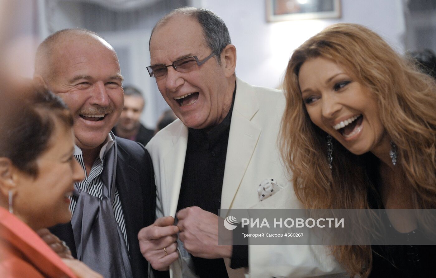 Николай Агурбаш с супругой певицей Анжеликой, Эммануил Виторган