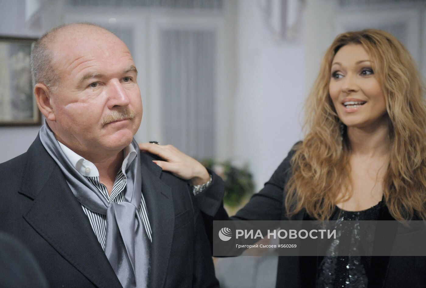 Николай Агурбаш с супругой певицей Анжеликой