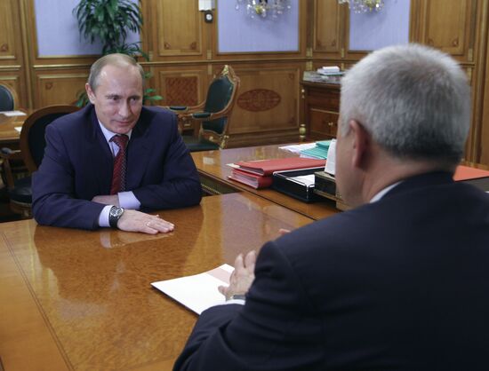 Встреча Владимира Путина с Вагитом Алекперовым