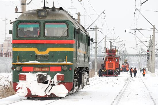 Взрыв на железной дороге в Санкт-Петербурге