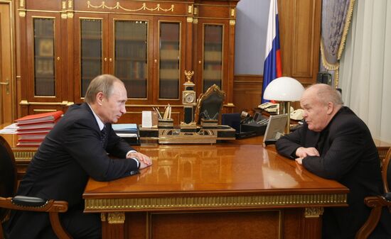 Владимир Путин встретился с Евгением Велиховым