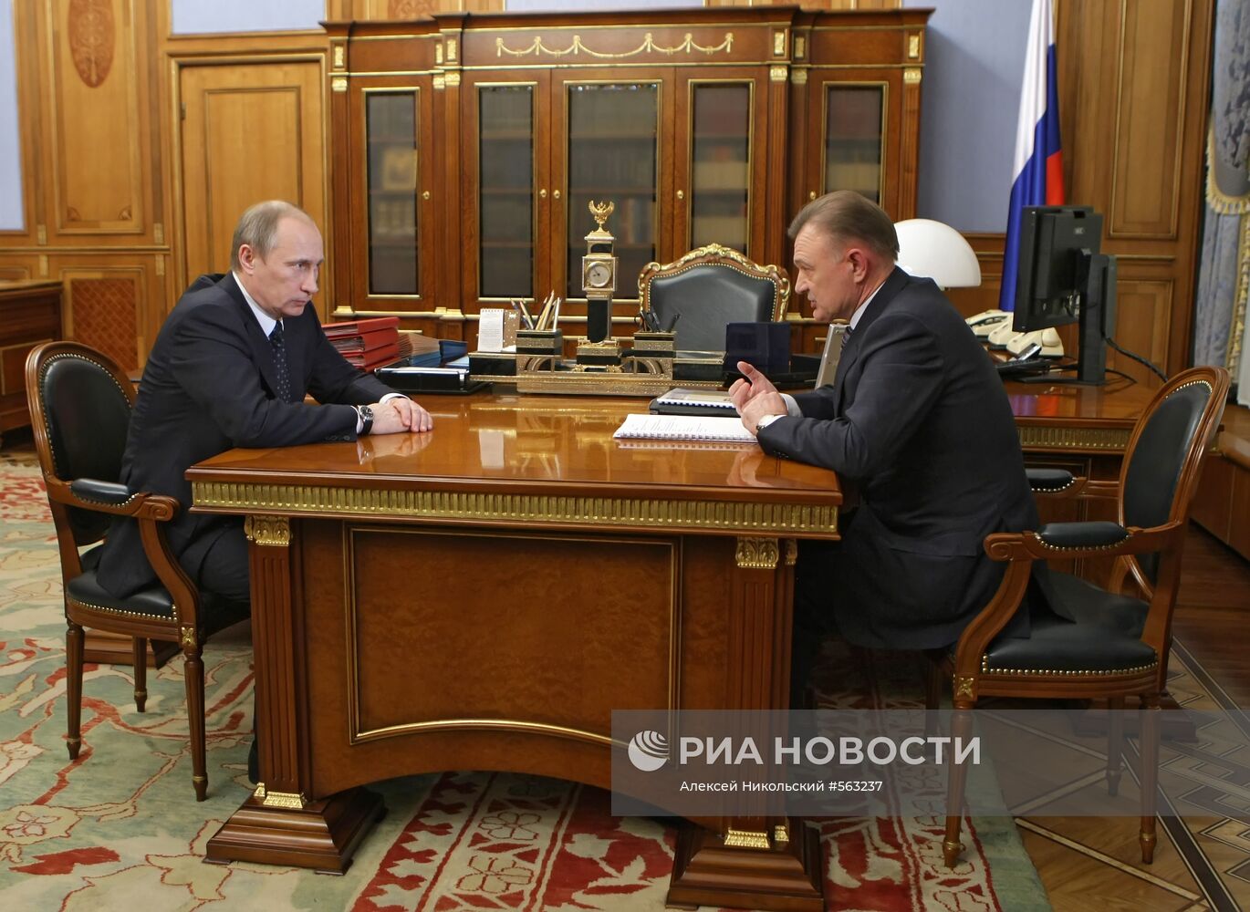 Встреча Владимира Путина с Олегом Ковалевым