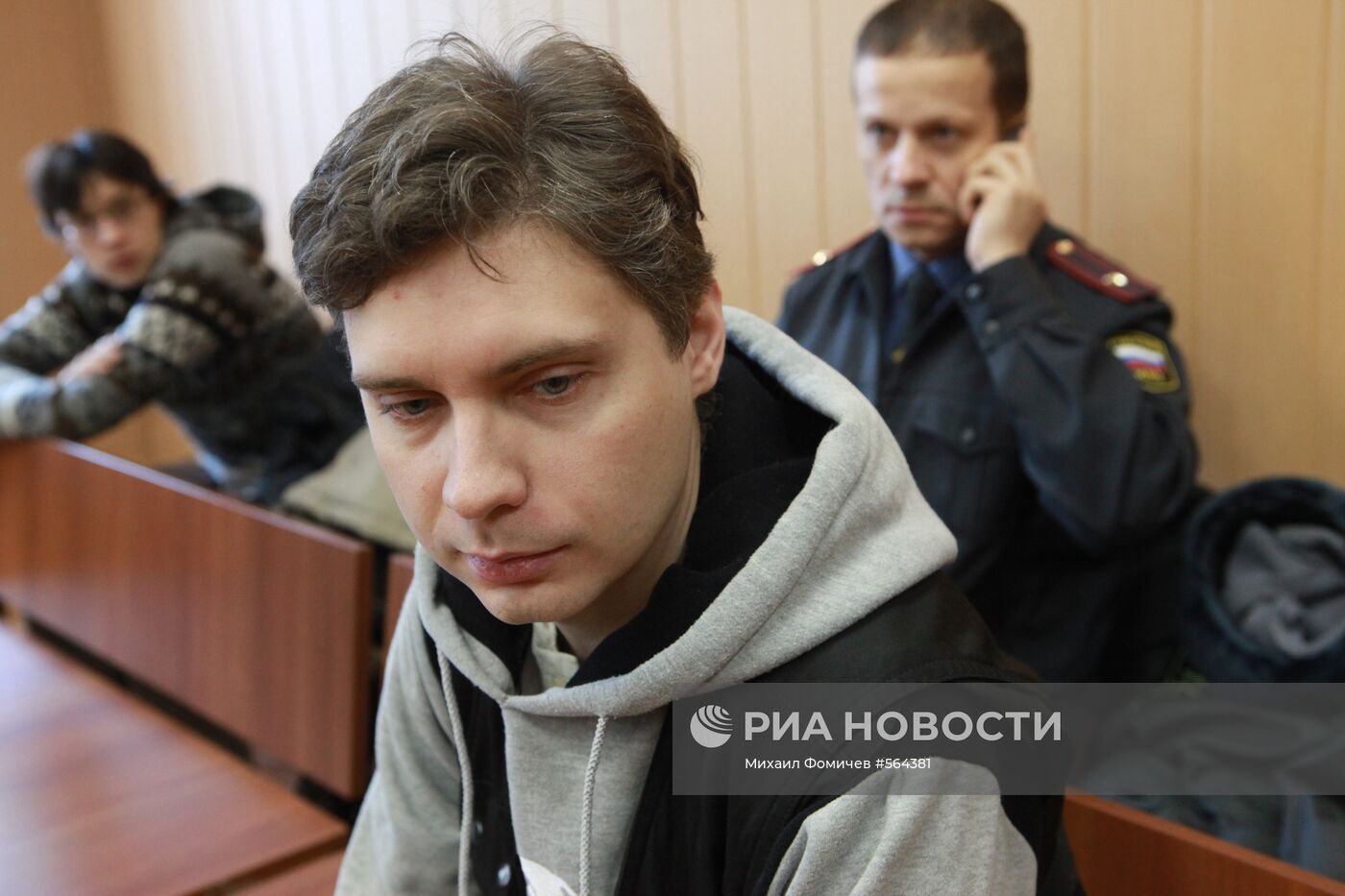 Андрей Стенин на заседании Тверского районного суда в Москве