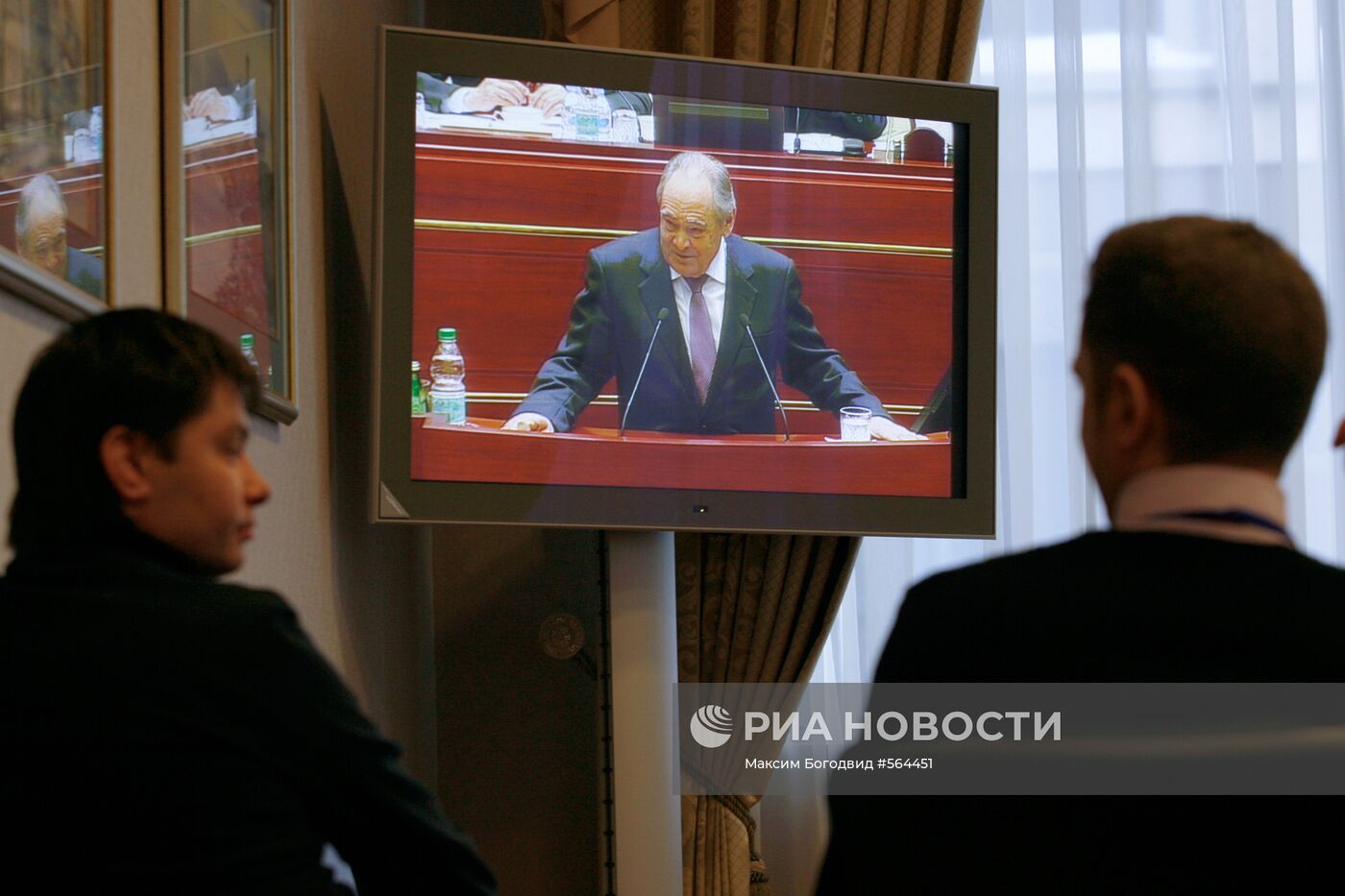 Трансляция выступления президента республики Минтимера Шаймиева