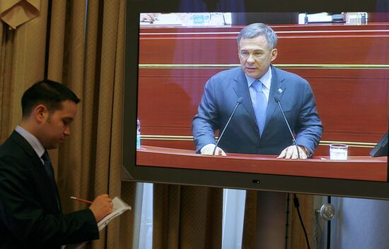 Рустам Минниханов утвержден в должности президента Татарстана