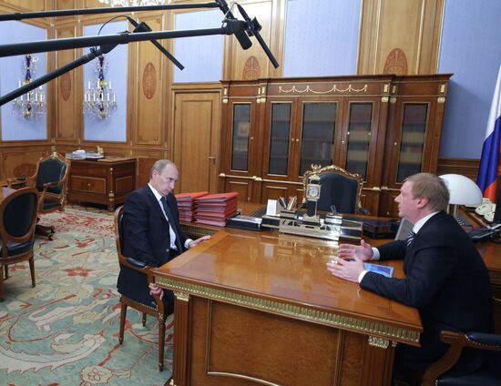 Владимир Путин провел рабочую встречу с Анатолием Чубайсом