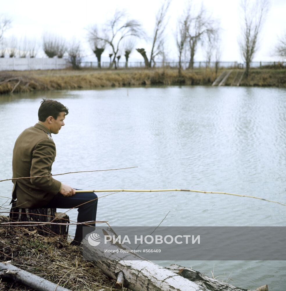 Евгений Хрунов на рыбалке