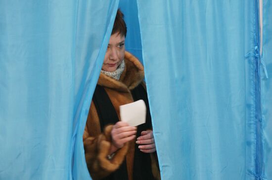 Второй тур президентских выборов на Украине