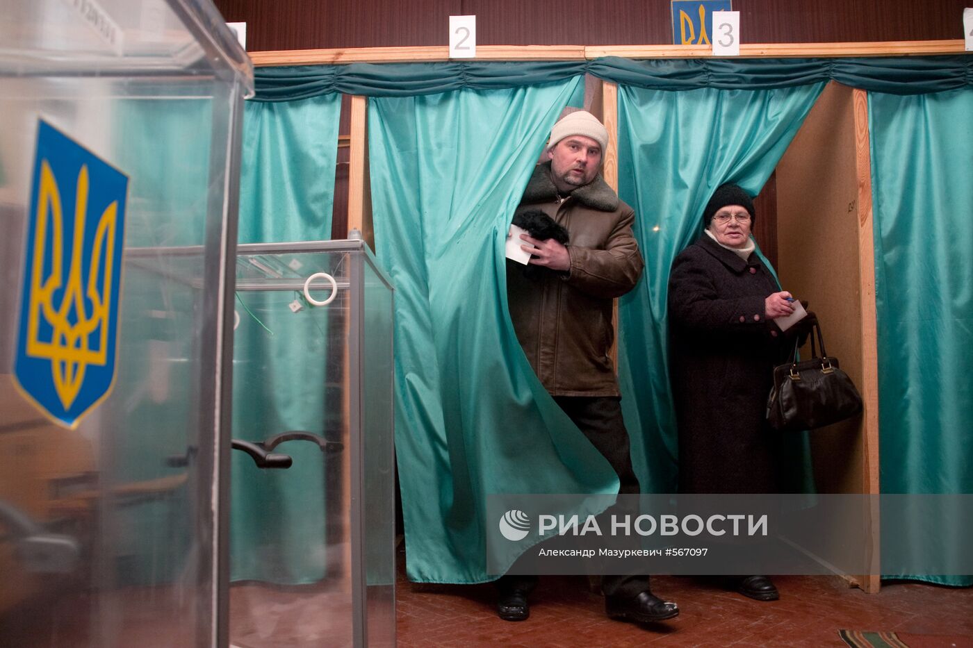 Голосование на выборах президента Украины во Львове