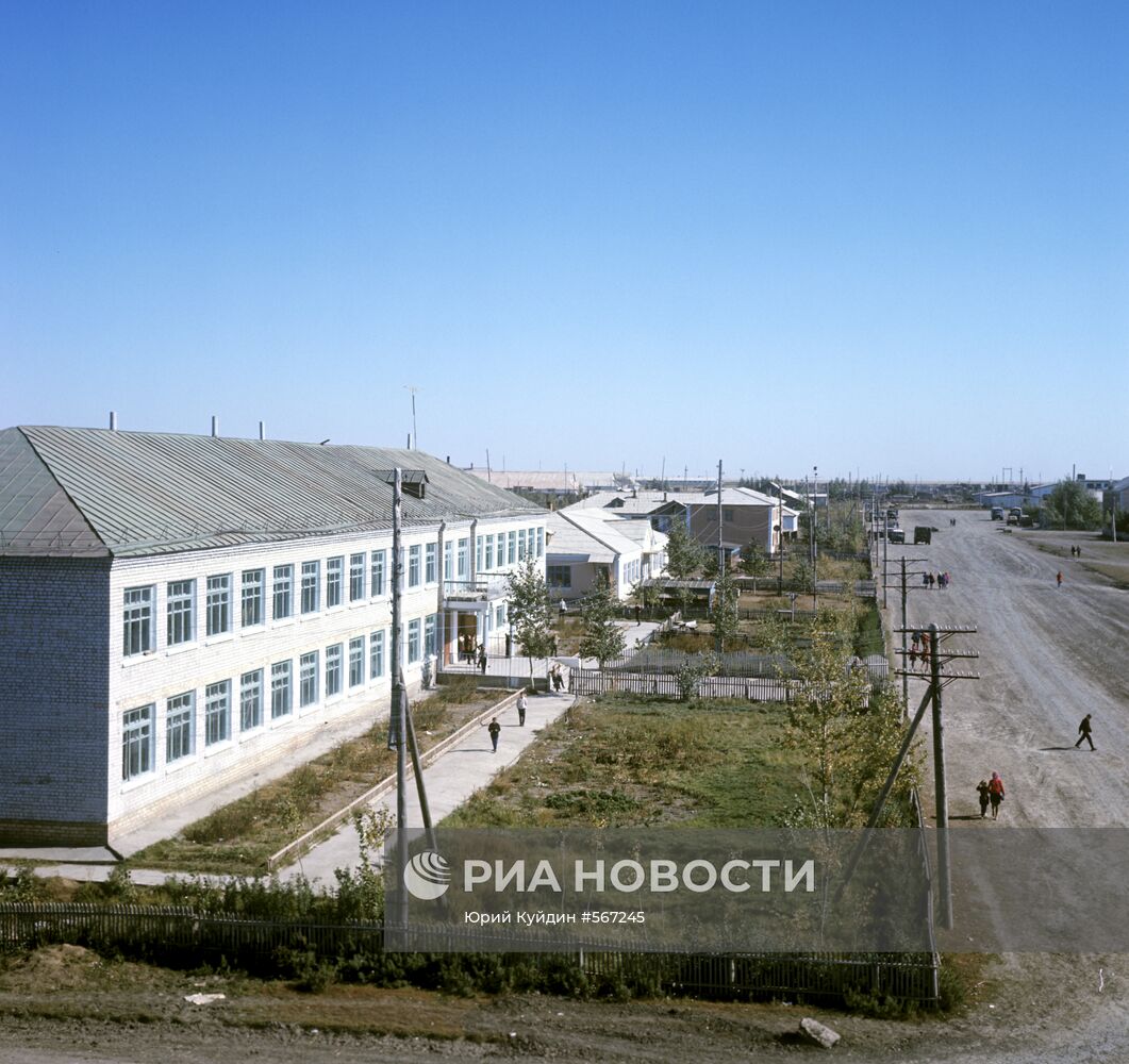 Поселок целинного совхоз 