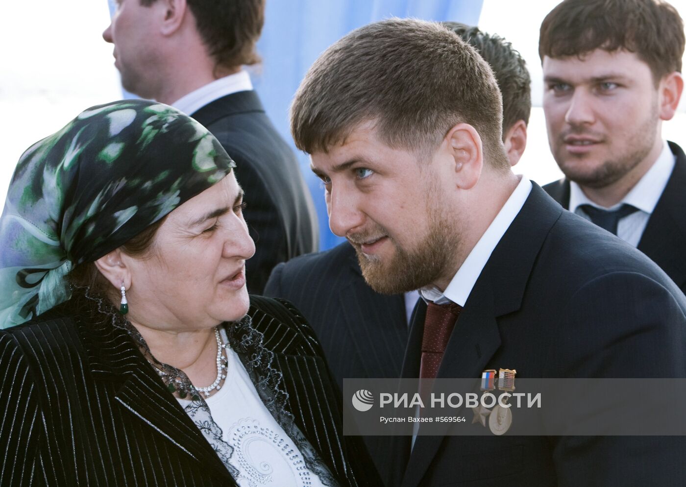 Рамзан Кадыров с матерью