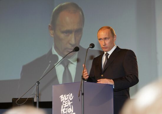 В. Путин на заседании Саммита действий по Балтийскому морю