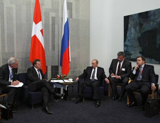 Встреча Владимира Путина с Ларсом Лекке Расмуссеном