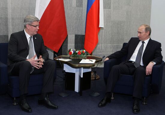 Встреча Владимира Путина с президентом Латвии