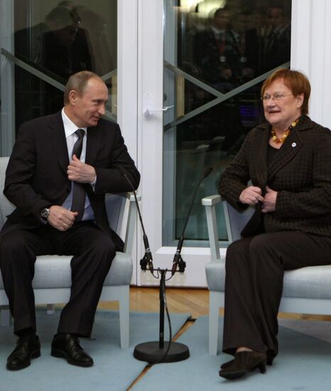 Встреча Владимира Путина с президентом Финляндии