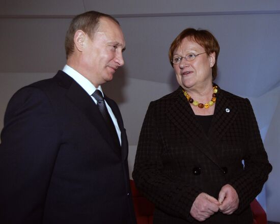 Встреча Владимира Путина с президентом Финляндии