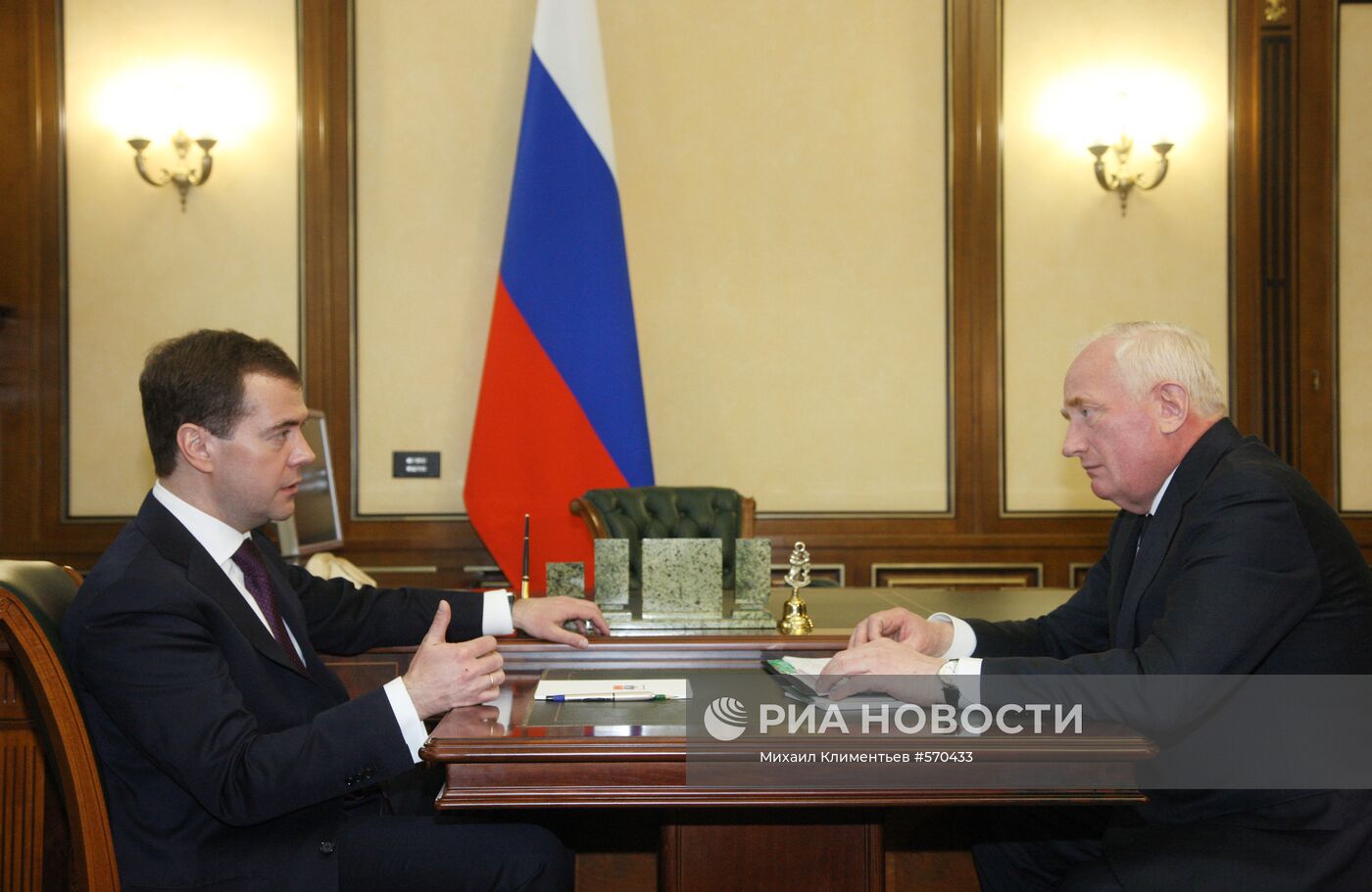 Встреча Дмитрия Медведева с Виктором Крессом