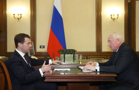 Встреча Дмитрия Медведева с Виктором Крессом