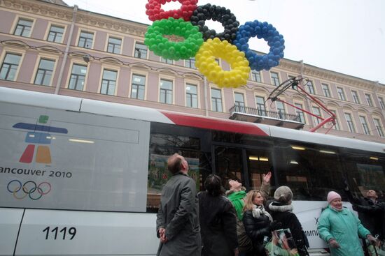 Олимпийский трамвай в Санкт-Петербурге