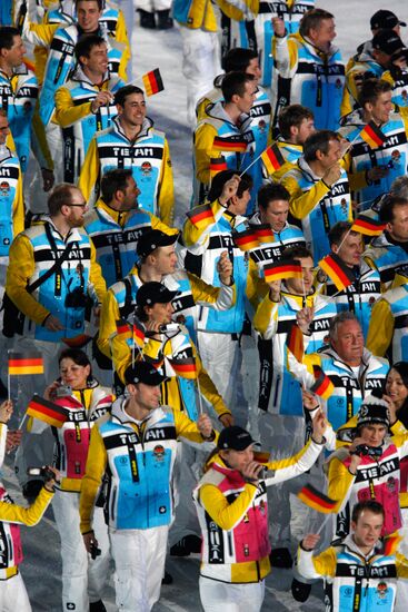 Спортсмены сборной Германии