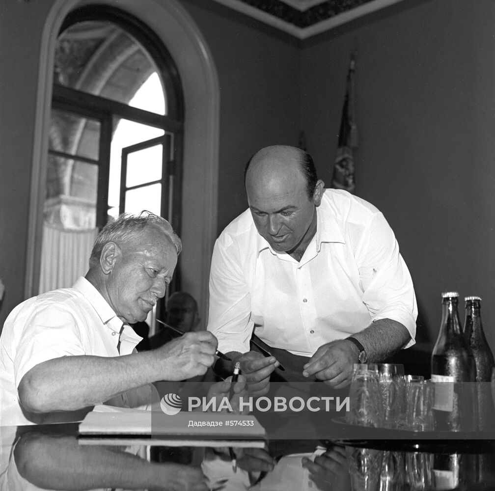 Михаил Шолохов и Гиви Цитлидзе